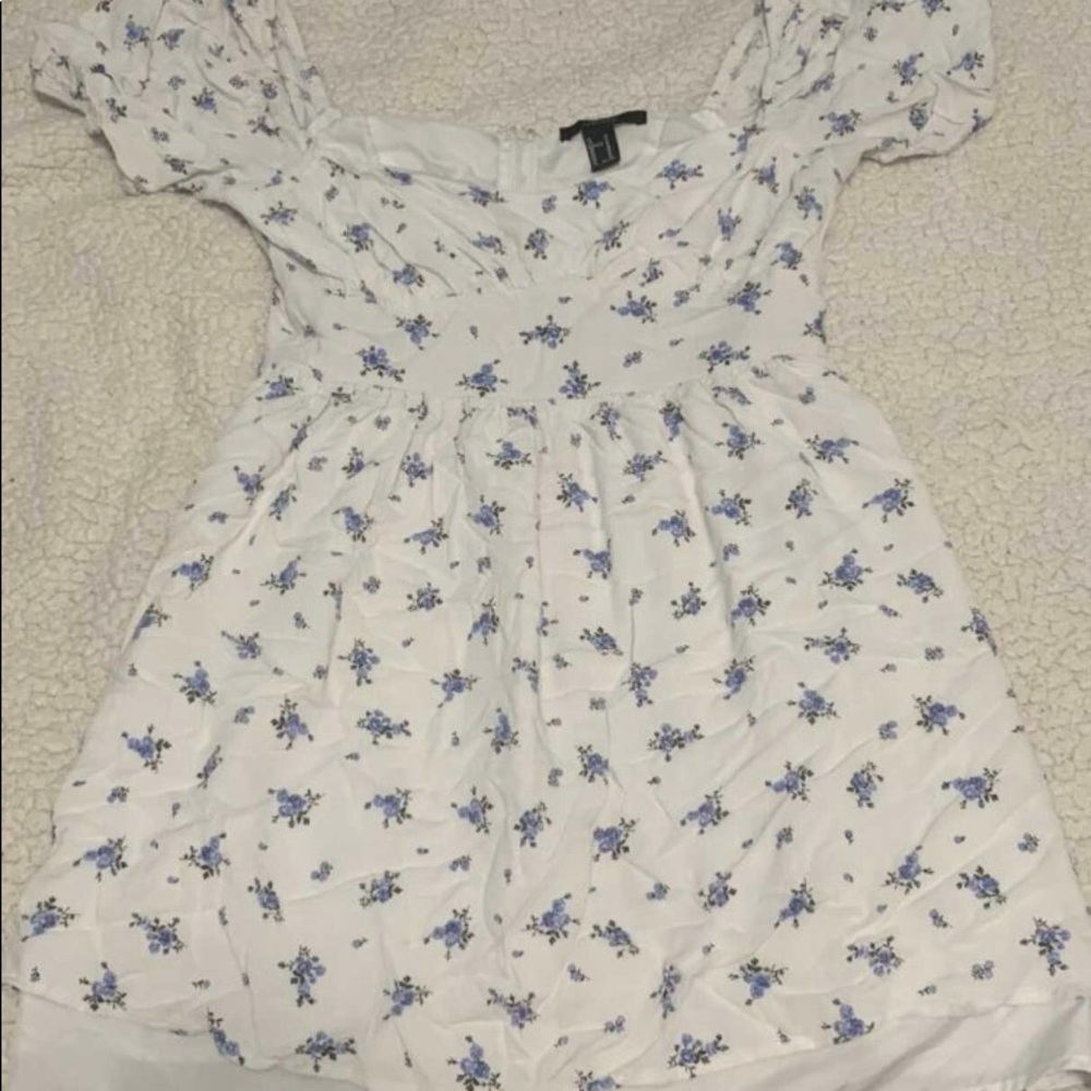 White flora dress